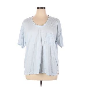 Lou & Grey Cotton Sky Blue Short Sleeve T-Shirt size XL